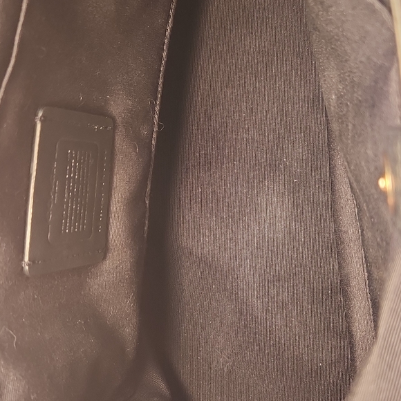 Coach Black Surrey Carryall Satchel Purse Bag - Picture 7 of 8